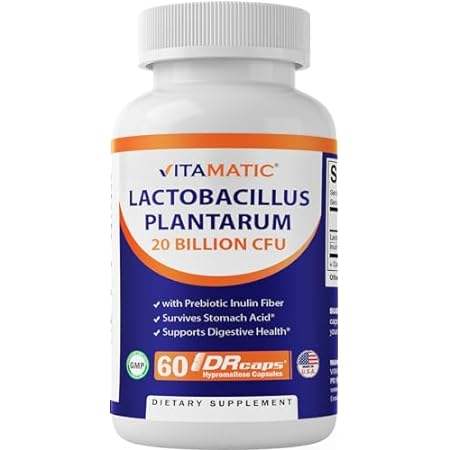 Vitamatic Lactobacillus Plantarum - 20 Billion per DR Cap