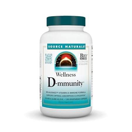 Source Naturals Wellness D-mmunity， Bio-Aligned Vitamin D