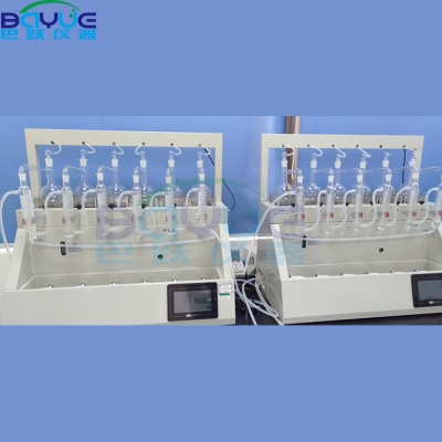 水产品中挥发酚残留量的测定万用蒸馏仪智能一体化万用蒸馏仪报价