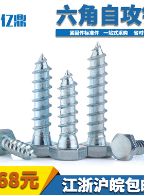 六角自攻钉 /木螺钉 /DIN571 /六角木螺丝 M12*50—M12*300