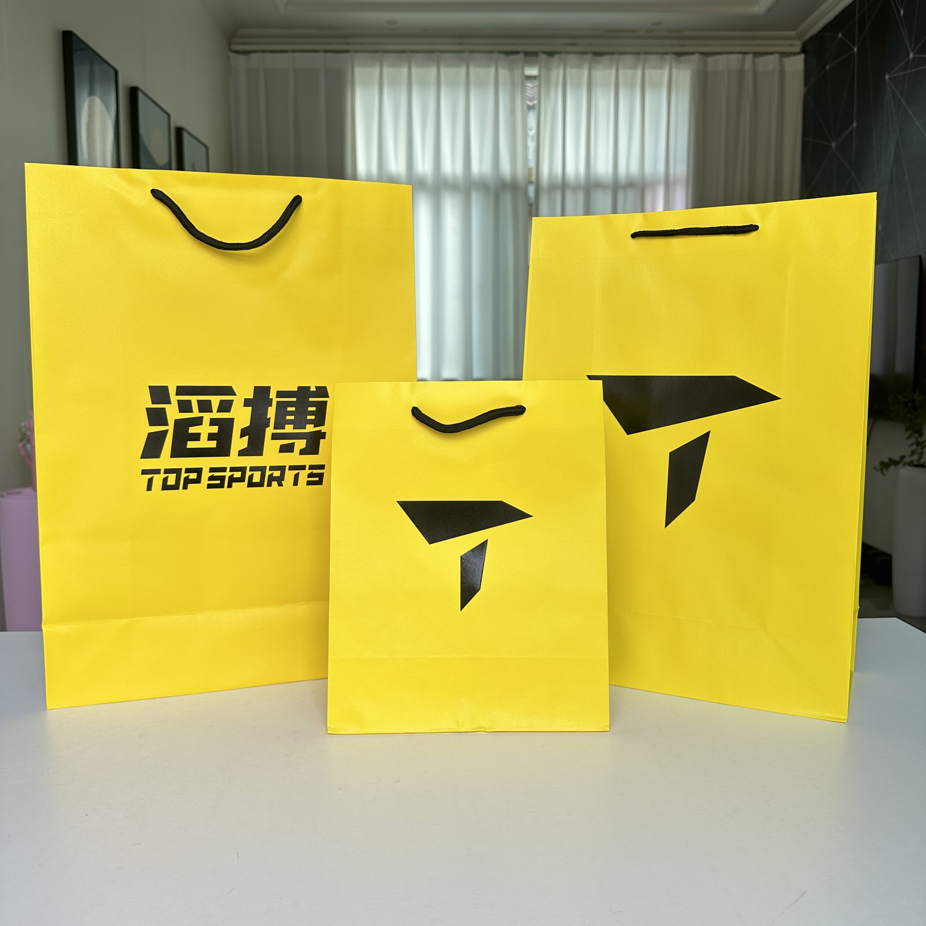 专柜正品滔搏运动购物袋 新款牛皮纸礼品袋 鞋服包装袋子