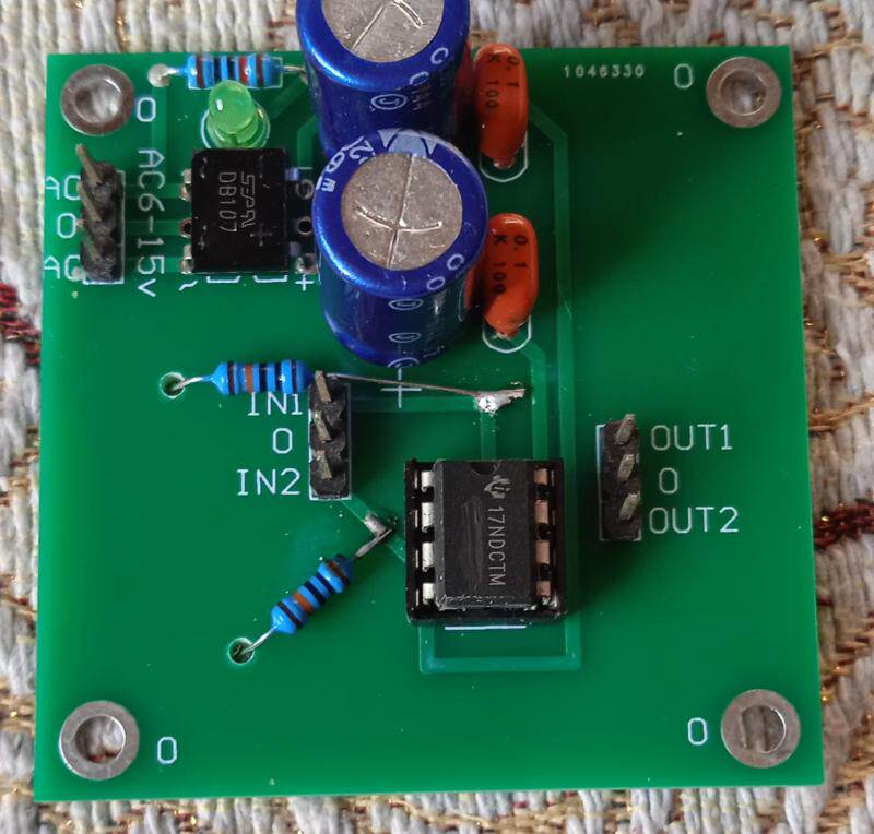 双路电压跟随器追随器缓冲器双电源交直流追随加赠电源一套的价格
