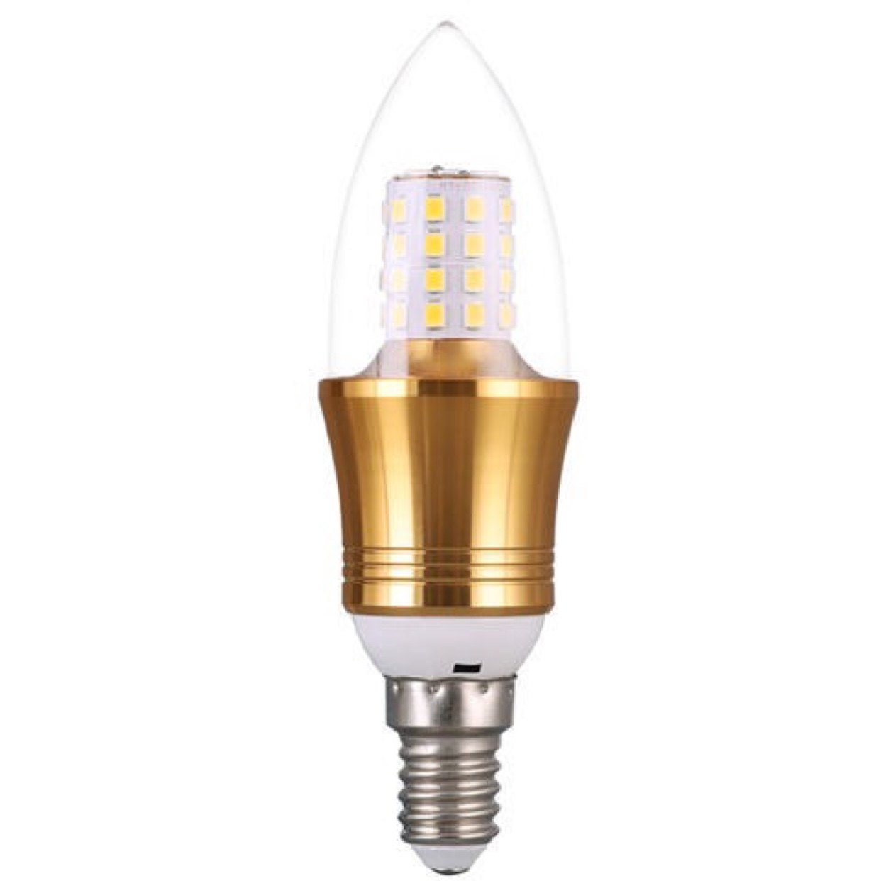新品LED灯泡220V超亮节能省电拉尾蜡烛灯E14螺口家用照明吊灯白光