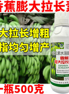 香蕉膨大拉长丰满素快速强力增长增粗增大防裂进口膨大素叶面肥