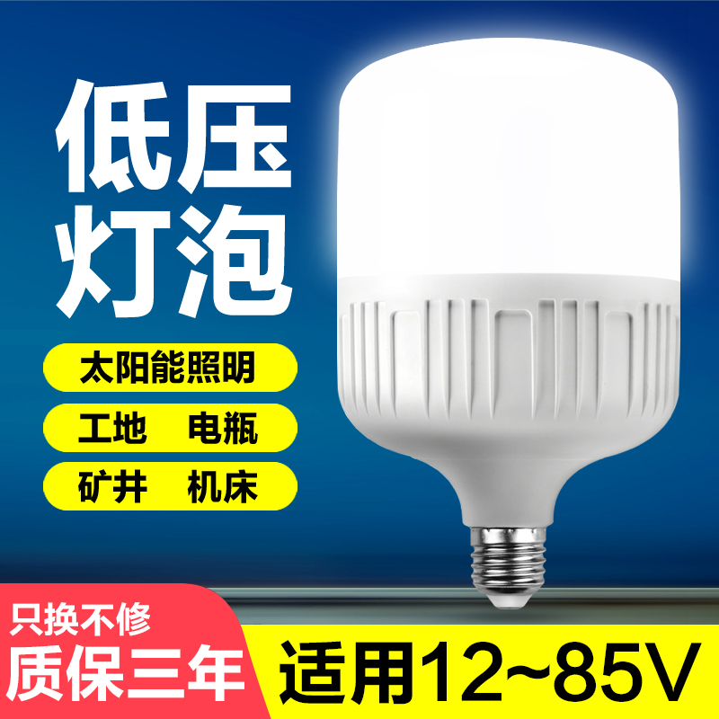 伏低压直流led灯泡螺口节能电瓶
