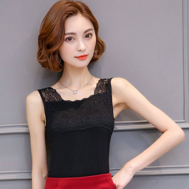 2020春夏秋韩版女装蕾丝吊带背心女无袖内搭修身性感打底衫小衫潮