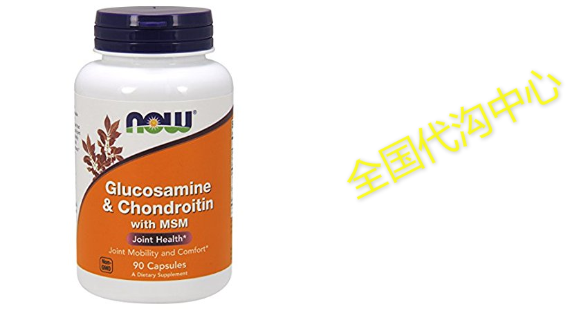 now glucosamine & chondroitin with msm,90 capsules