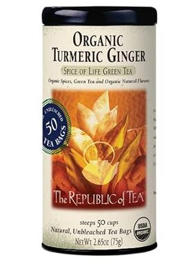 The Republic of Tea — Organic Turmeric Ginger Green Tea T