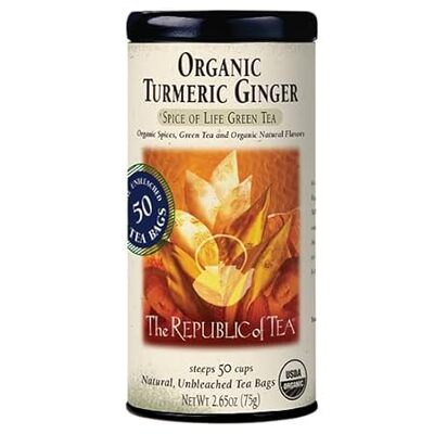 The Republic of Tea — Organic Turmeric Ginger Green Tea T