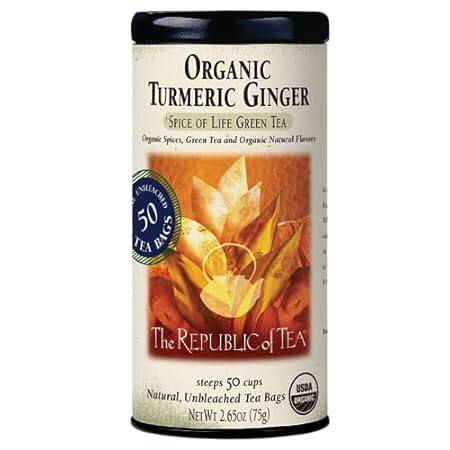 The Republic of Tea — Organic Turmeric Ginger Green Tea T