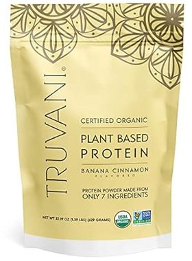 Truvani Vegan Pea Protein Powder | Banana Cinnamon | 20g