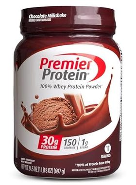 Premier Protein Powder， Chocolate Milkshake， 30g Protein，