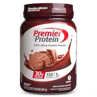 Premier Protein Powder， Chocolate Milkshake， 30g Protein，