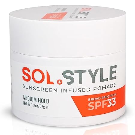 Sol Style Pomade with UV Protection- Hair Styling Cream