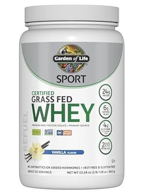 Garden of Life SPORT Whey Protein Powder Vanilla.， Premiu