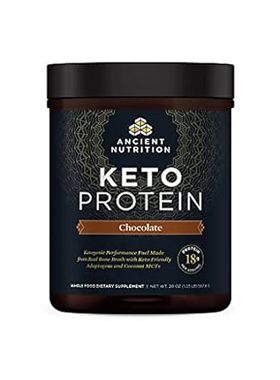 Ancient Nutrition Keto Protein Powder， KetoPROTEIN with F