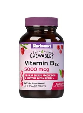 Bluebonnet Nutrition Earth Sweet Vitamin B12 5000 mcg Che
