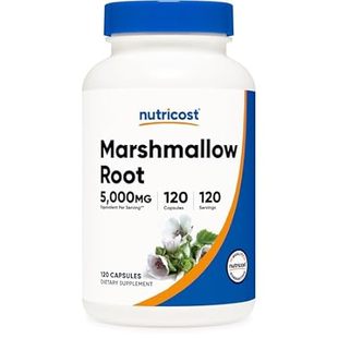 Nutricost Marshmallow Root 5000mg Equivalent， 120 Vegetar