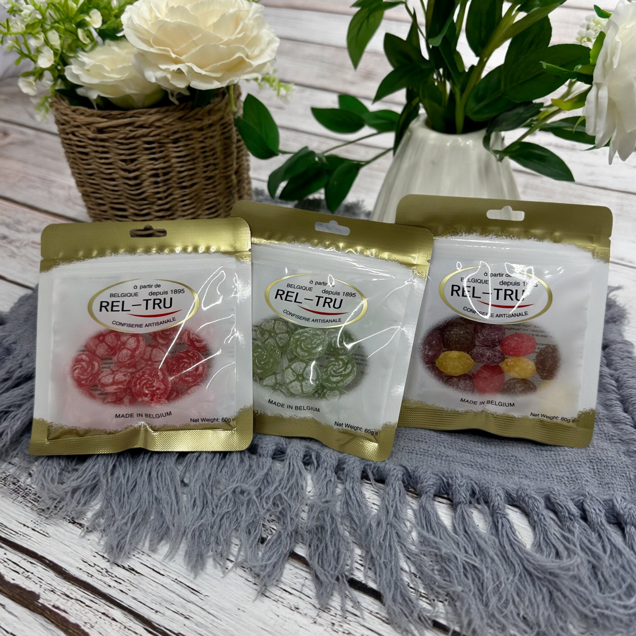 【限用日期2028.5.16】比利时进口 樱桃味 猕猴桃味 酸味混合糖果