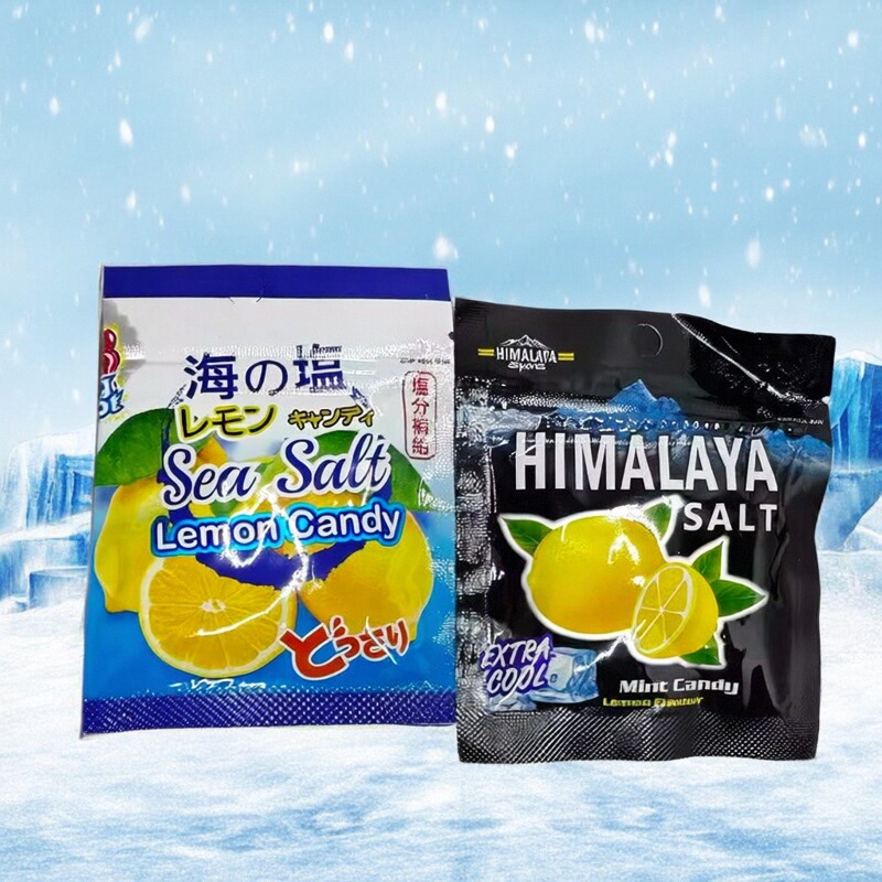 【限用日期2027.6.24】马来西亚进口薄荷咸柠檬味 柠檬味糖果