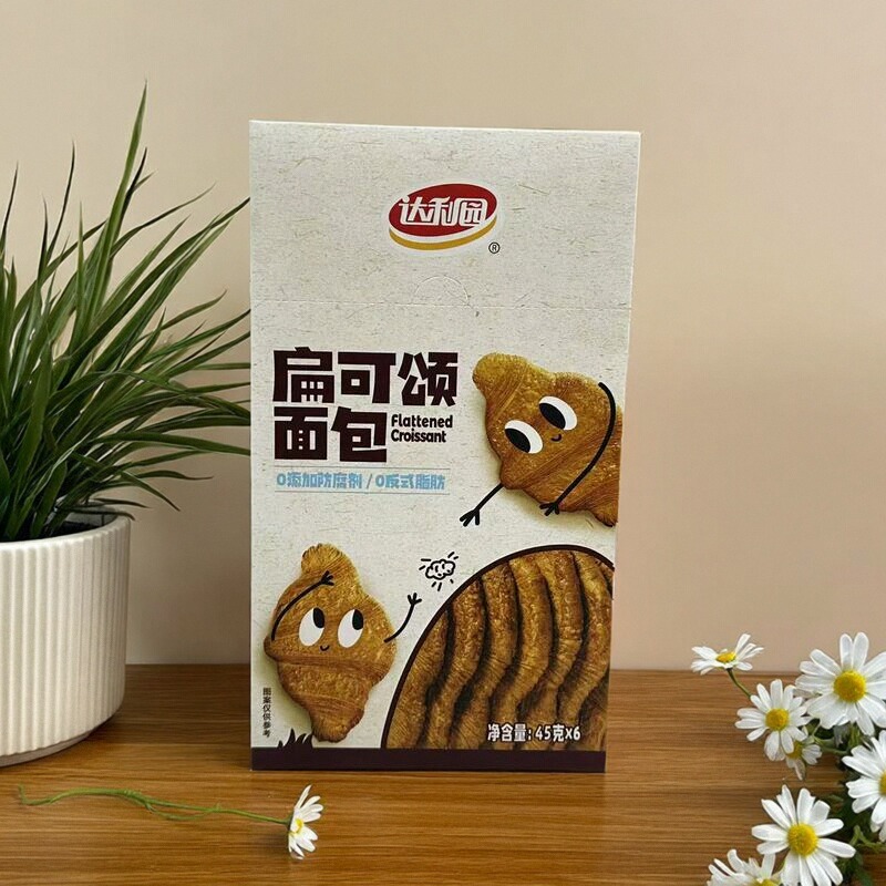 【限用日期2025.12.27】临期特价 裸价 扁可颂面包45g*6个