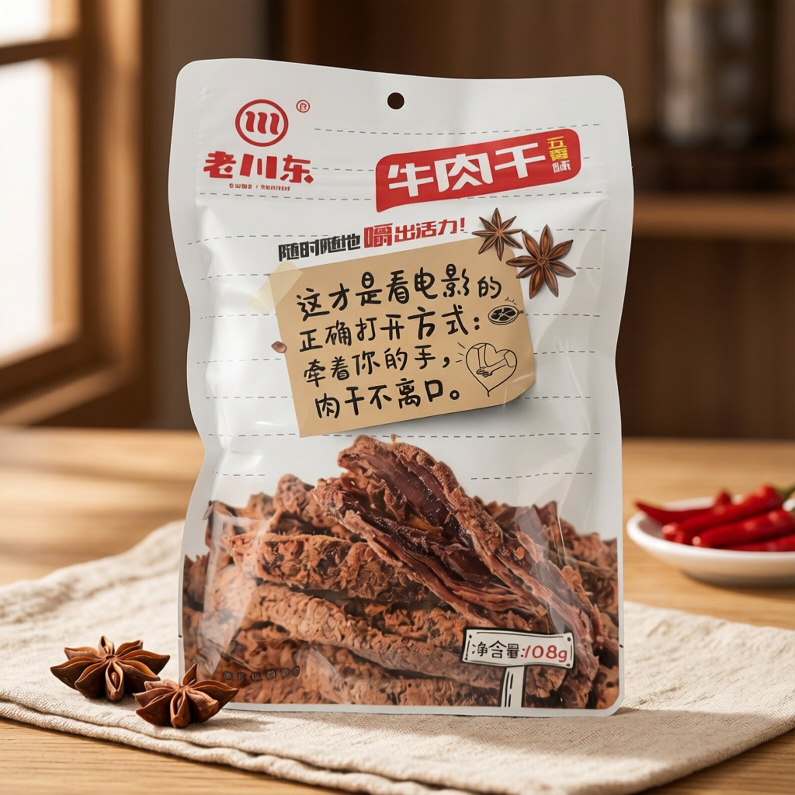 临期特价 咸香回甜 五香味牛肉干【限用日期2026.11.6】