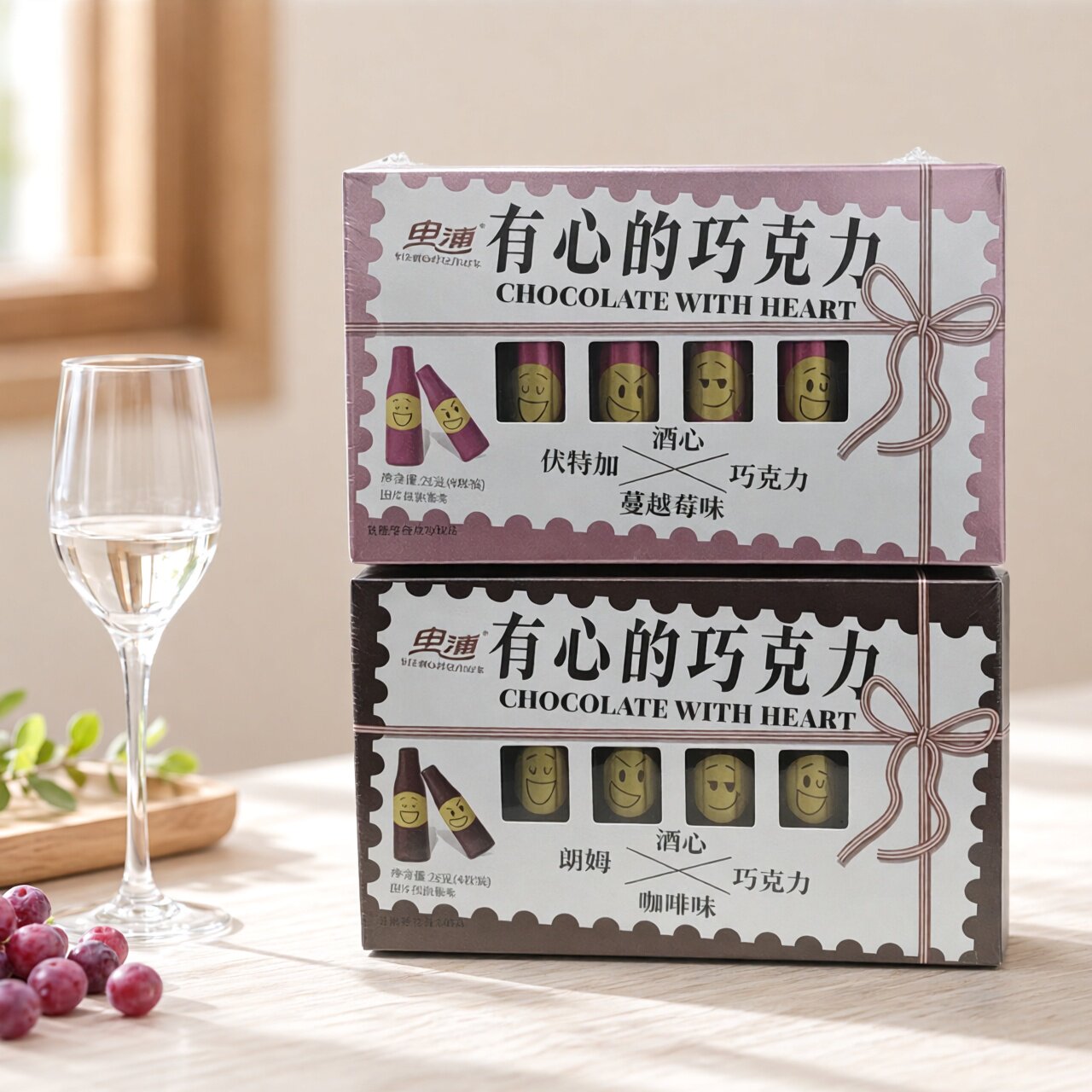 临期特价 申浦朗姆咖啡味 伏特加蔓越莓酒心巧克力【2026.12.16】