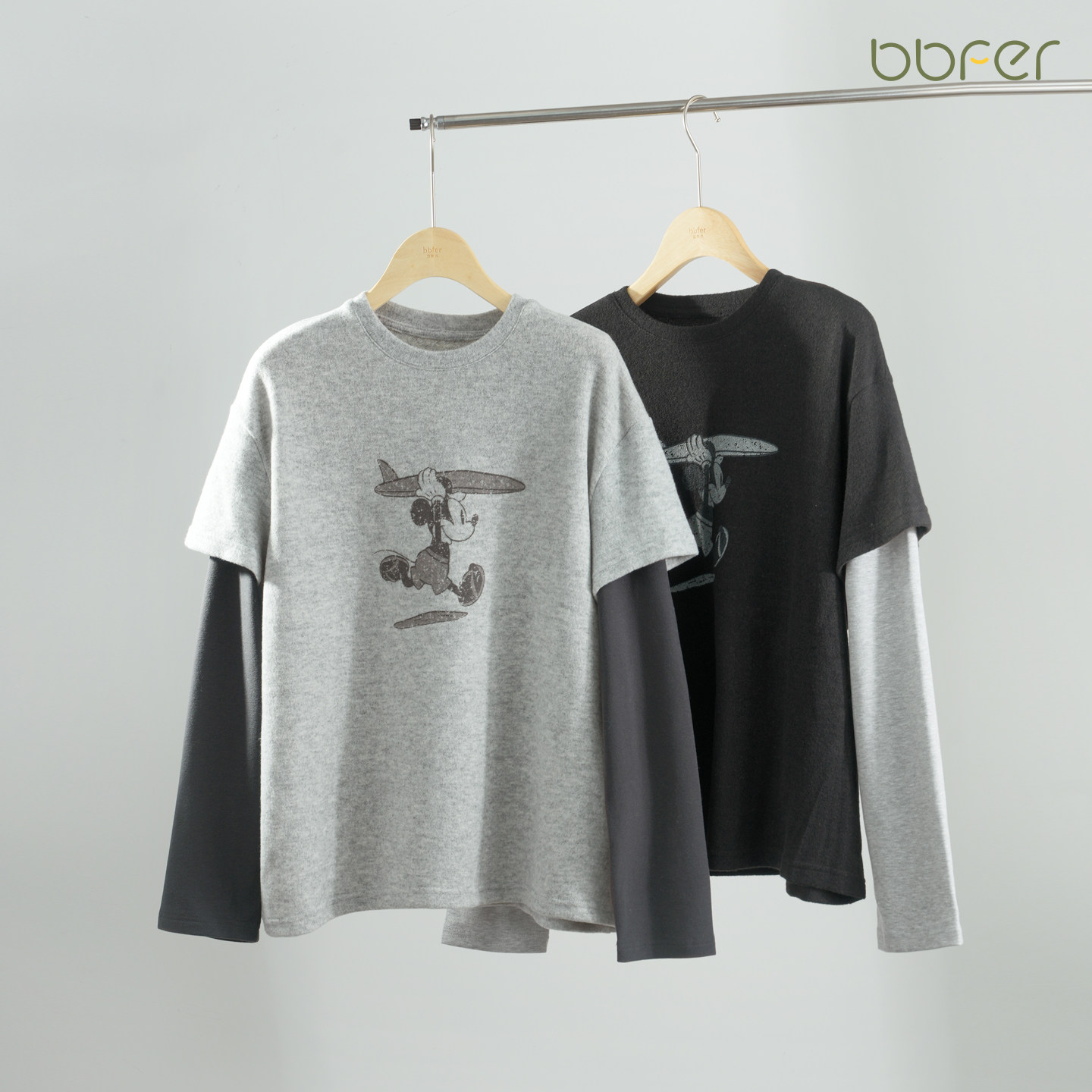 BBFER本依凡假两件冬款T恤百搭圆领打底衫长袖女装内搭0006,女装/女士精品,T恤,淘宝优惠券,粉丝福利购,淘宝优惠卷