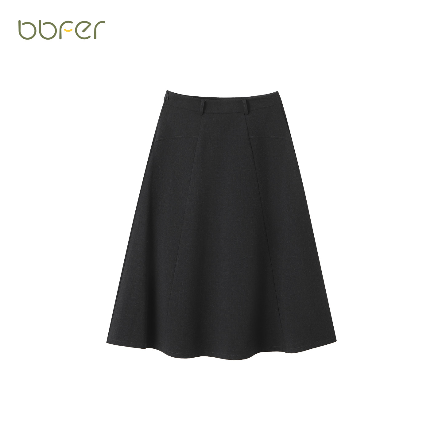 bbfer本依凡WTSYQ0056秋款H型半身裙优雅黑色显瘦长裙气质伞裙女,女装/女士精品,半身裙,淘宝优惠券,粉丝福利购,淘宝优惠卷