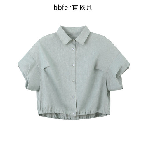 bbfer本依凡插肩袖衬衫