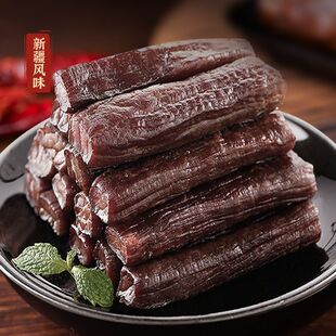 毡房姑娘新疆特产伊犁正宗手撕牛肉干原味香辣孜然味500g休闲零食