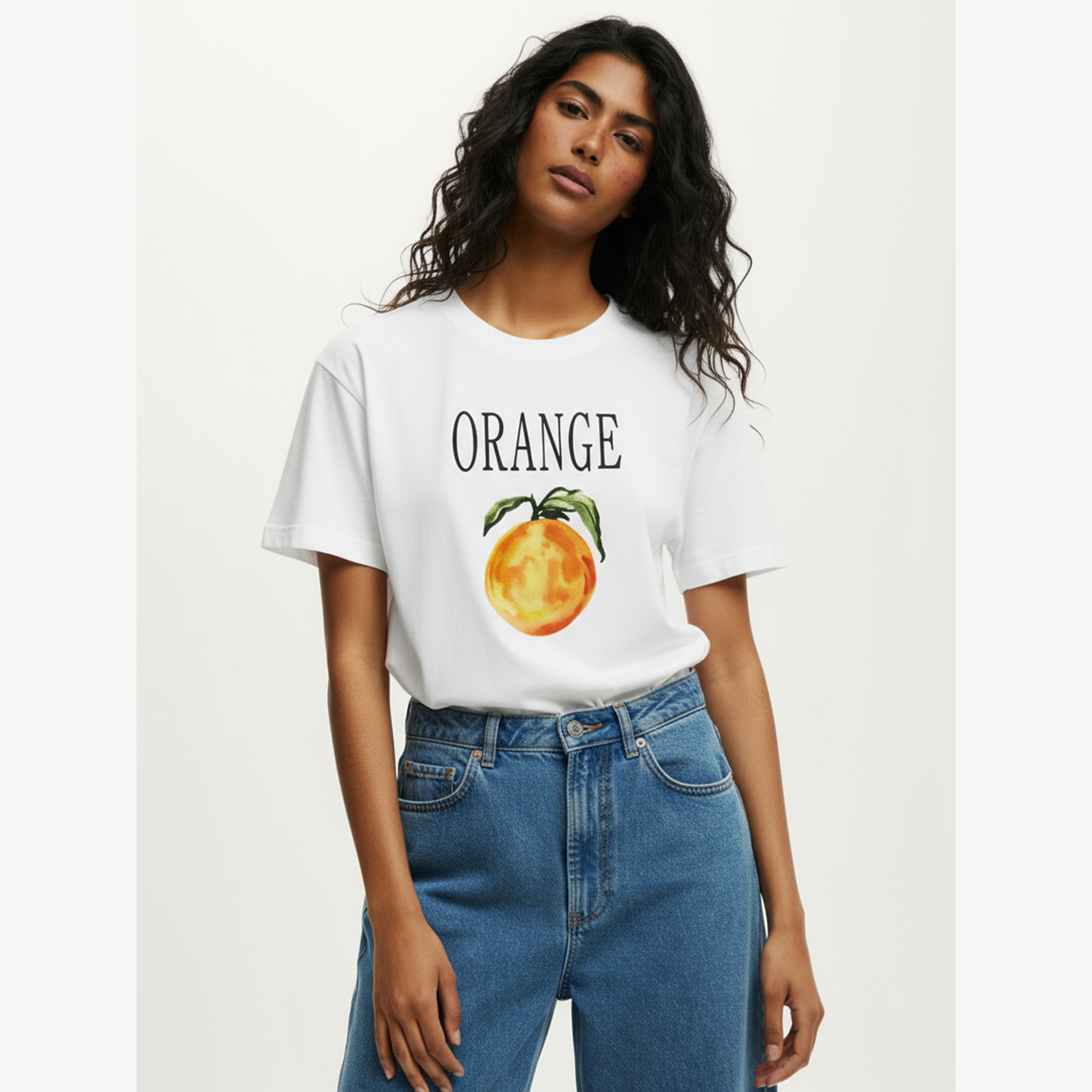 2025夏季新款圆领字母印花T恤