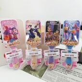 pop猎魔女团摇摇乐气垫梳ins创意恶魔猎人儿童女孩手柄方形梳子