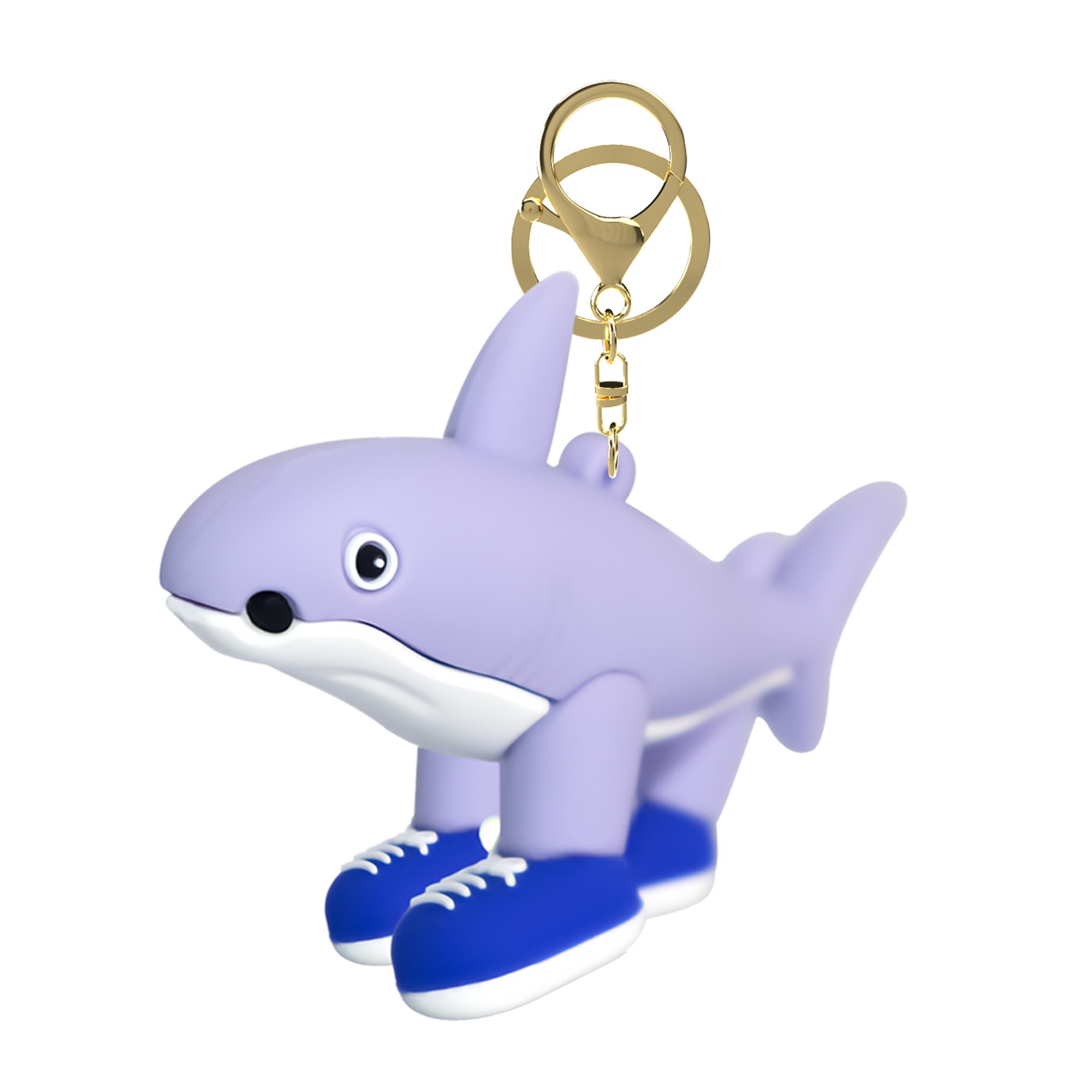 AI山海经幼态穿鞋鲨鱼手办挂件木棍人通通通大象仙人掌钥匙扣礼物