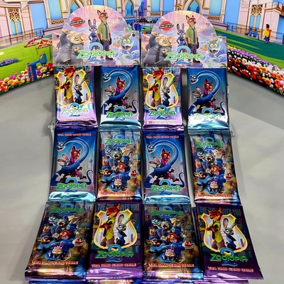 32包疯狂动物城2动漫周边卡牌Zootopia2尼克朱迪cp稀有收藏卡片包