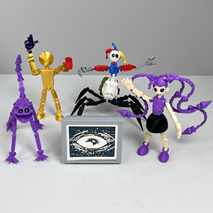 波比5全员关节人偶手办boss小丑原型体哈雷博士电脑紫发莉莉公仔