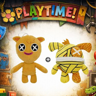 翻转波比带拉链两种形态玩偶毛绒玩具原型小丑1006公仔 poppy第5季