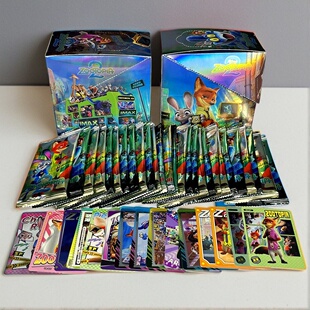 30包盒装Zootopia2收藏卡牌疯2狂动物城第二季稀有卡包盲袋抽卡片