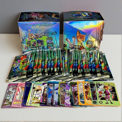 30包盒装Zootopia2收藏卡牌疯2狂动物城第二季稀有卡包盲袋抽卡片