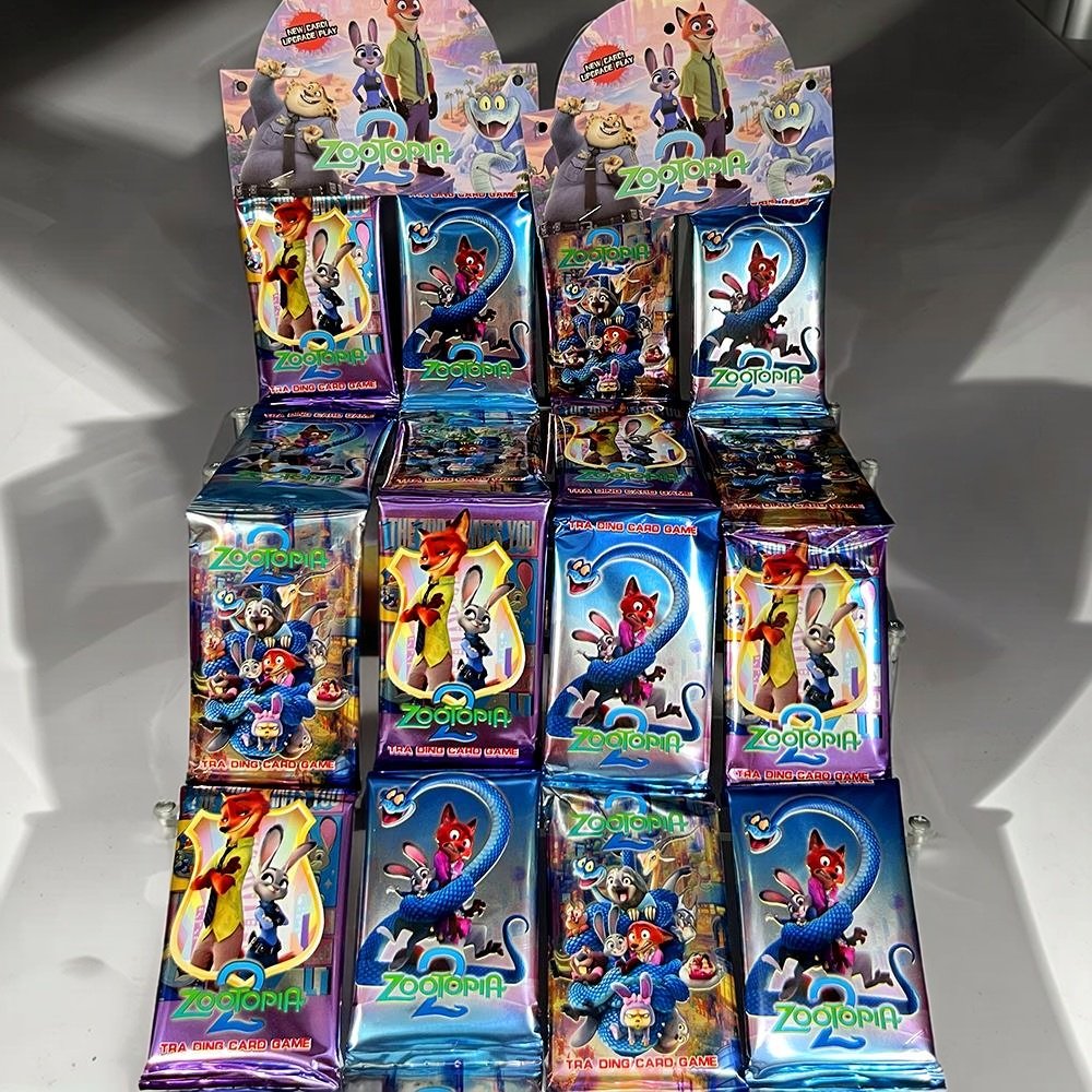Zootopa2疯狂动物城36包卡牌盲袋儿童新年拆拆乐收藏卡片稀有卡包 - 封面