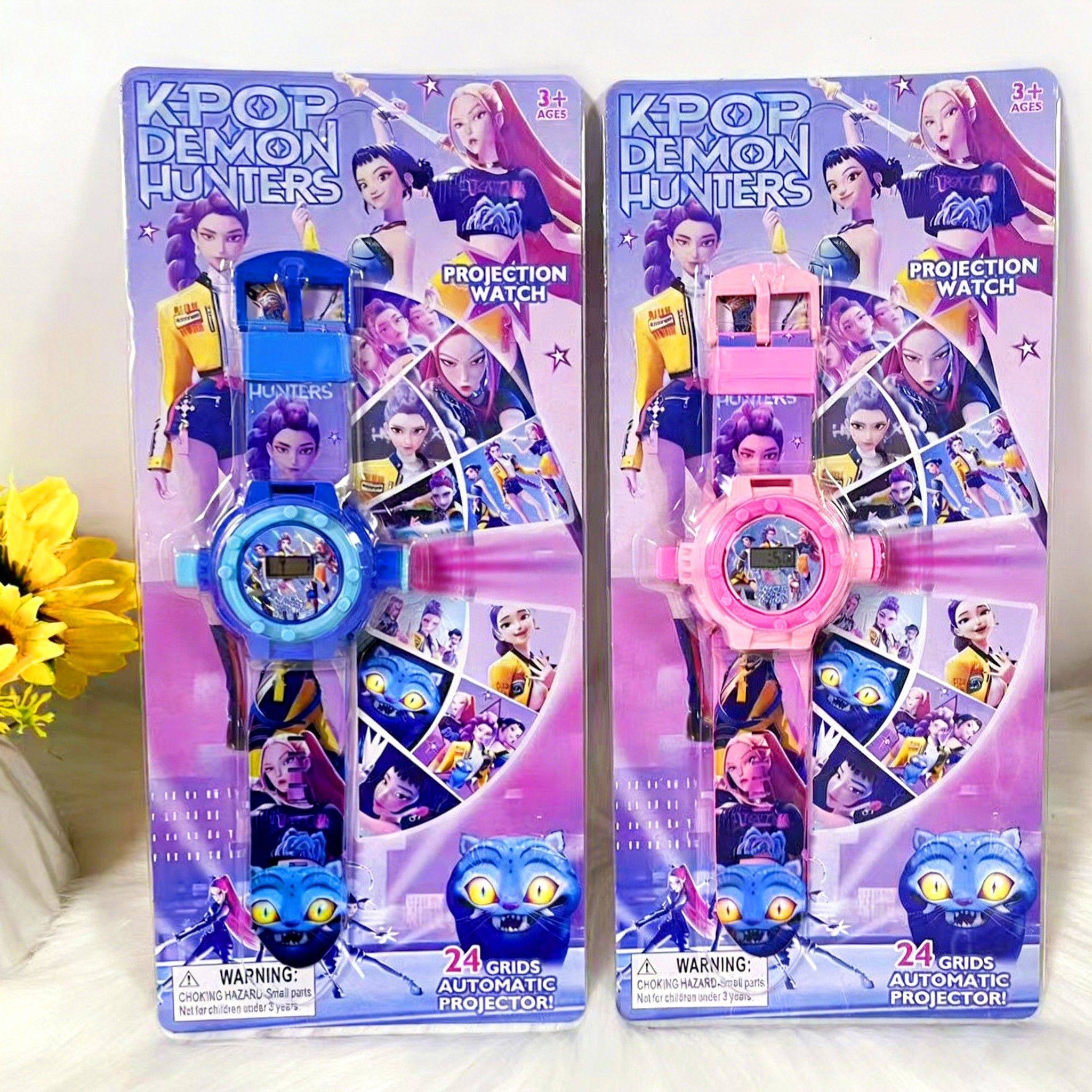 发光猎魔女团手表儿童男女孩生日礼物卡通玩具电子表投影手表玩具,玩具/童车/益智/积木/模型,儿童玩具表,淘宝优惠券,粉丝福利购,淘宝优惠卷