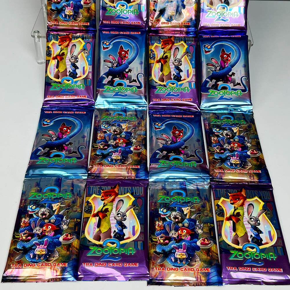 Zootopia2疯狂动物城卡牌盲袋狐尼克兔朱迪盖瑞蛇角色战力收藏卡