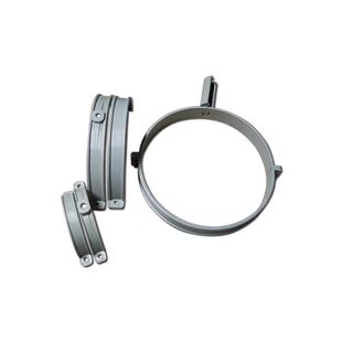 PP吊卡抱箍通风管道多种规格塑料管夹喉箍带挂钩固定管道圆形吊环