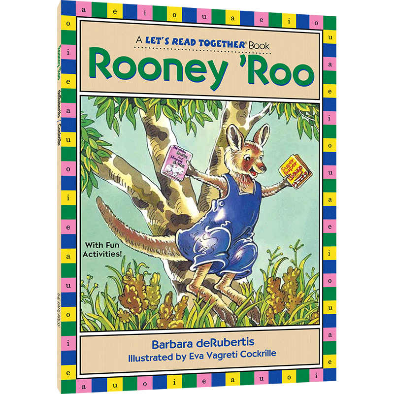 自然拼读一起学：袋鼠鲁尼（元音组合oo）Let‘s Read Together: Rooney ‘Roo提高口语能力 阅读理解能力 增加词汇量英语启蒙正版
