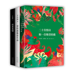 【热恋书单】3册 爱你就像爱生命 二十首情诗和一首绝望的歌 似水柔情