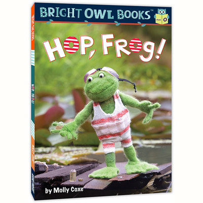 猫头鹰自然拼读：蹦跳大赛（短元音o）Bright Owl Books: Hop Frog美国原版 基础元音 提高口语能力增加词汇量 英语启蒙 正版