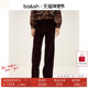 女长裤 1H25VILY bash春季 简约纯色灯芯绒直筒休闲裤 季 末7折起