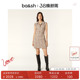优雅小香风无袖 法式 bash春季 连衣裙连身短裙1H24RIBB 臻奢系列