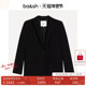 气质女士西装 bash冬季 简约设计黑色基础正肩通勤正装 外套1H23SYLV