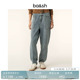 女士长裤 bash春季 口袋棉质牛仔裤 休闲水洗收脚工装 1E25AVAL 法式